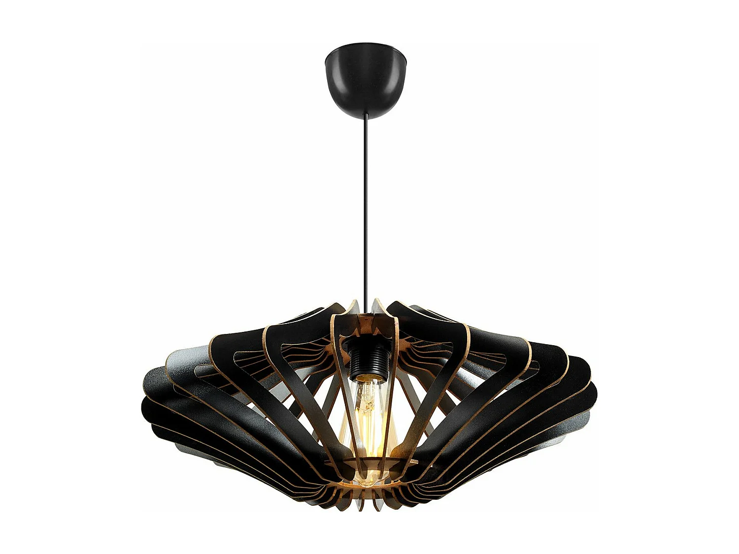 Suspension Shaylan D59cm Bois Noir