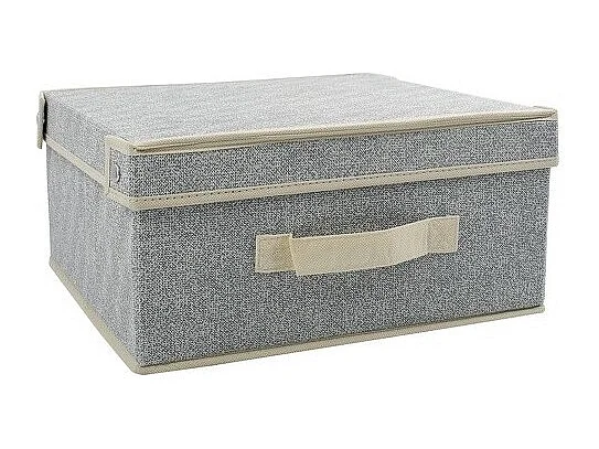 Boite Tiroir de rangement microaérée et respirant avec couvercle Gris MSV