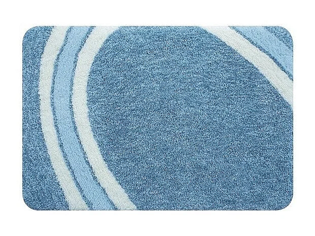 Tapis de bain Microfibre CURVE 70x120cm Bleu Spirella