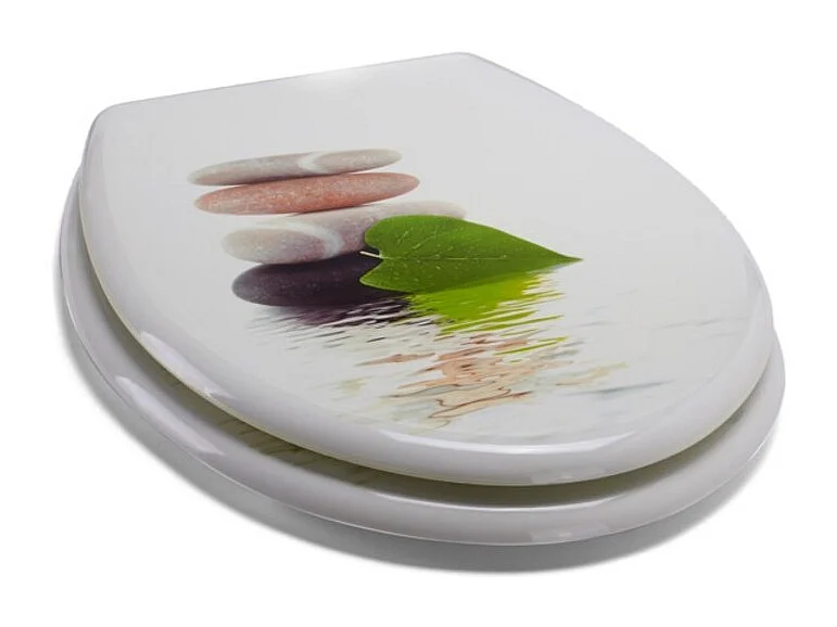 MSV Abattant Wc MDF Lingga - Charnières Inox