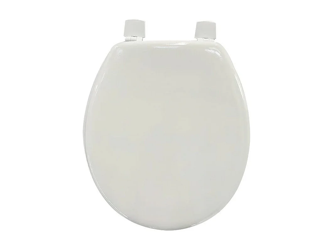 Abattant wc MDF Blanc - Charnières PS MSV