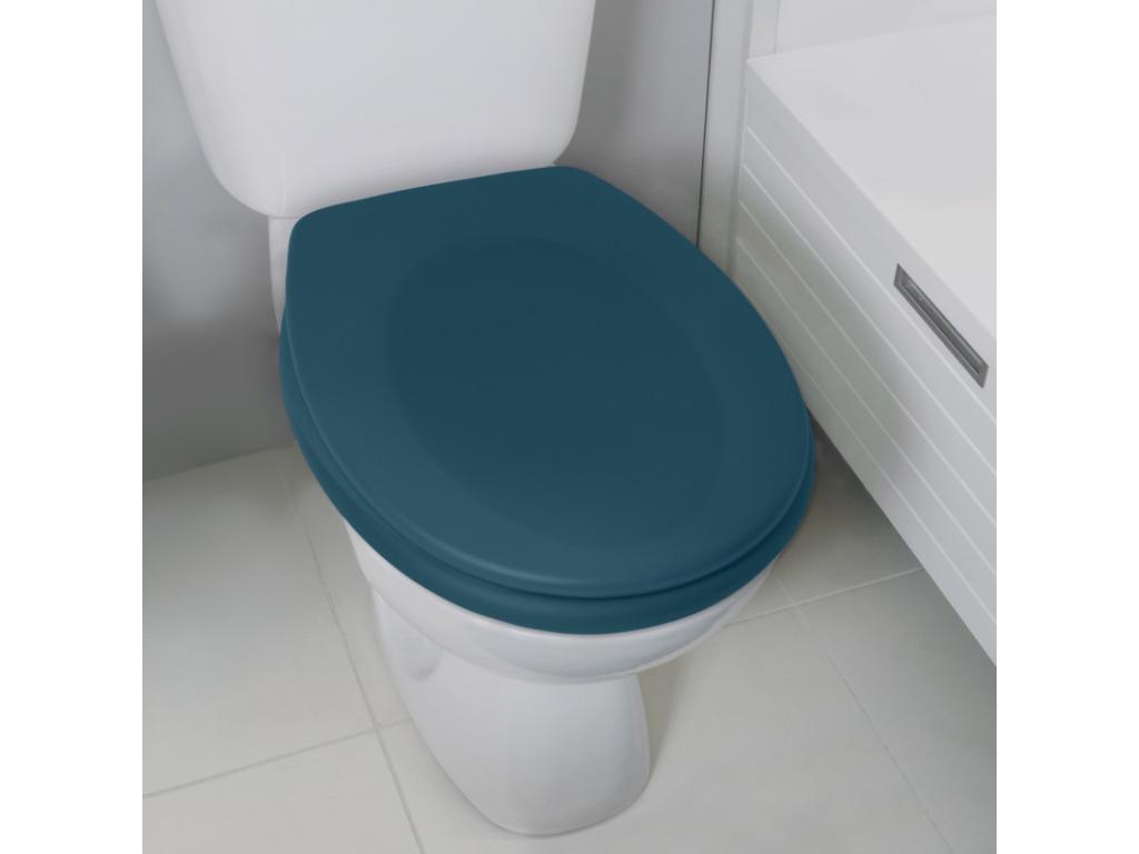 Abattant wc bleu avec frein de chute outlet