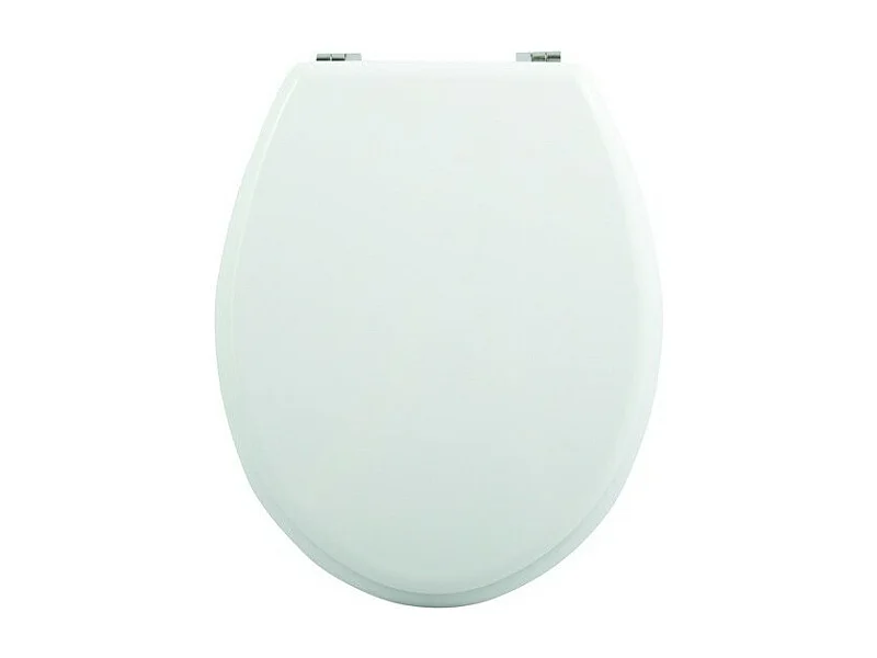 Abattant wc MDF Blanc - Charnières Zinc MSV