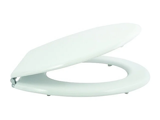 Abattant wc MDF Blanc - Charnières Zinc MSV