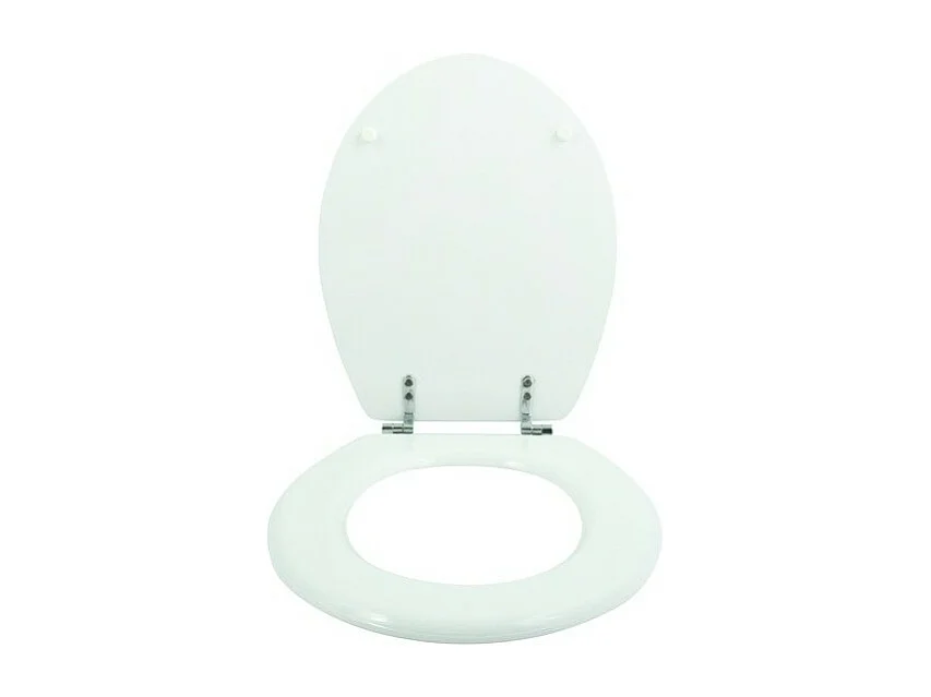 Abattant wc MDF Blanc - Charnières Zinc MSV