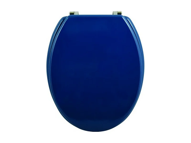 Abattant wc MDF CLEO Bleu Foncé - Charnières Inox MSV