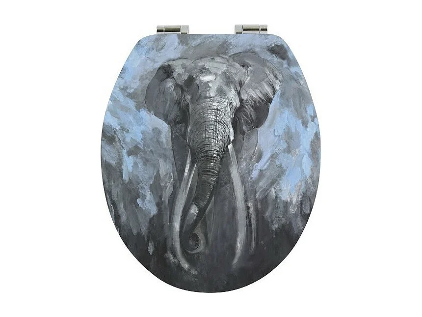 Abattant wc MDF ELEPHANT - Charnières Inox Spirella