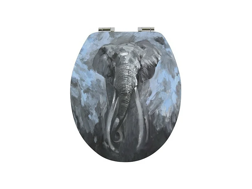 Abattant wc MDF ELEPHANT - Charnières Inox Spirella