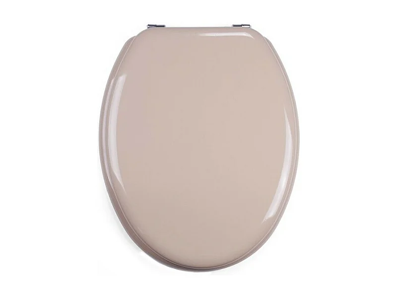 MSV Abattant WC MDF CLEO Beige - Charnières Inox