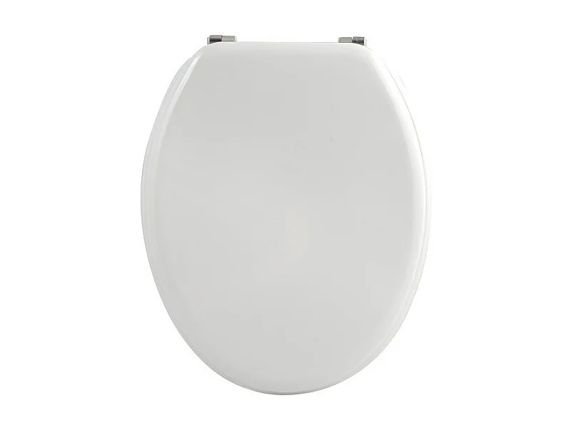 Abattant WC MDF CLEO Blanc - Charnières Inox MSV