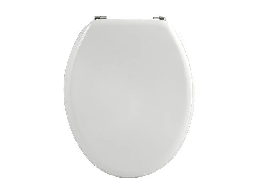 Abattant WC MDF CLEO Blanc - Charnières Inox MSV