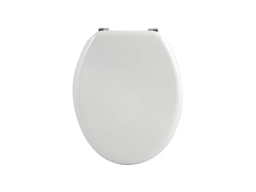 Abattant WC MDF CLEO Blanc - Charnières Inox MSV