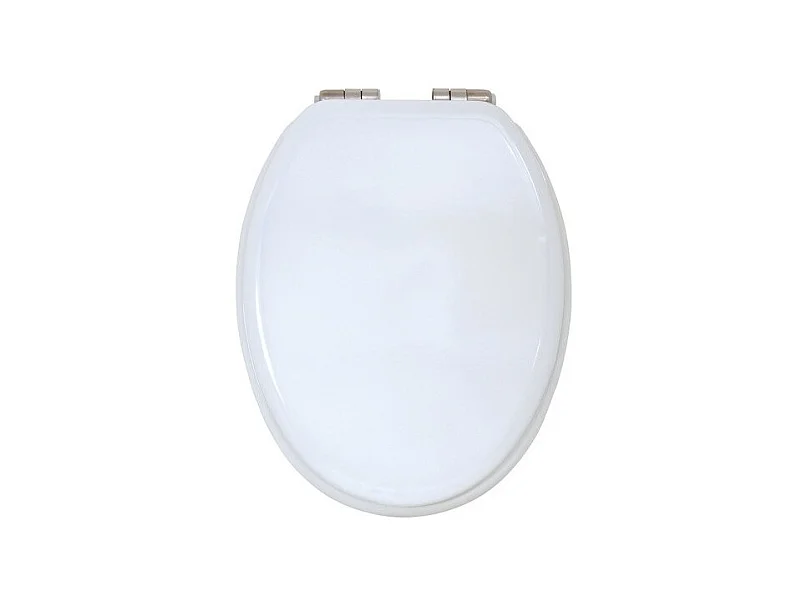 Abattant wc MDF Blanc - Charnières Zinc MSV