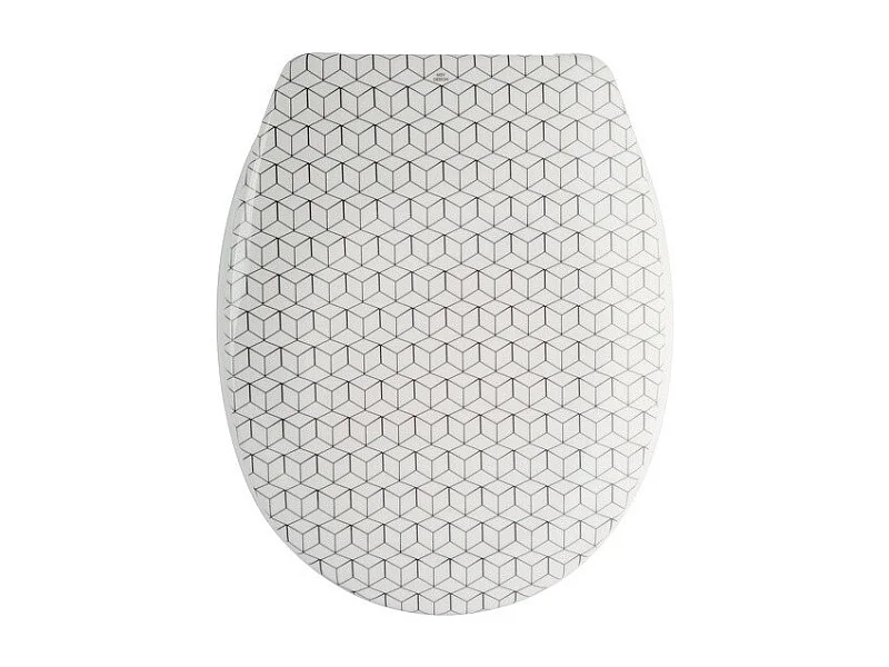 Abattant wc Thermo Dur MOZAIK Beige - Charnières PS MSV