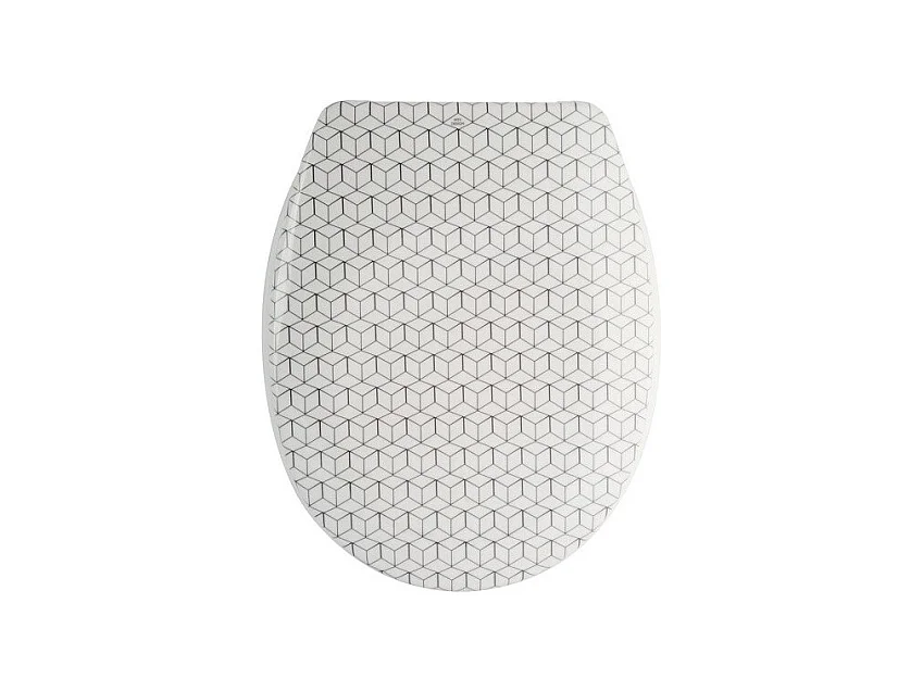 Abattant wc Thermo Dur MOZAIK Beige - Charnières PS MSV