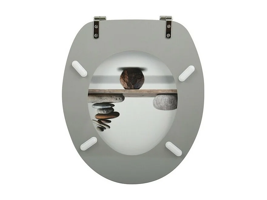 Abattant wc MDF SPIRIT - Charnières Inox MSV