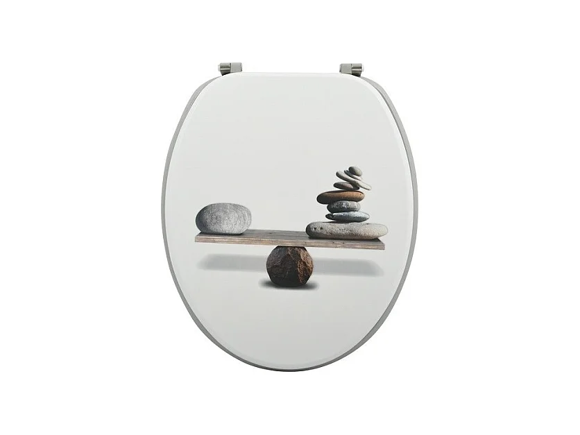 Abattant wc MDF SPIRIT - Charnières Inox MSV