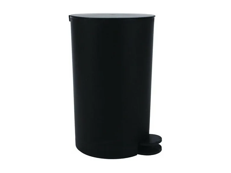 Poubelle à  pédale OSAKI 3L Noir mat MSV