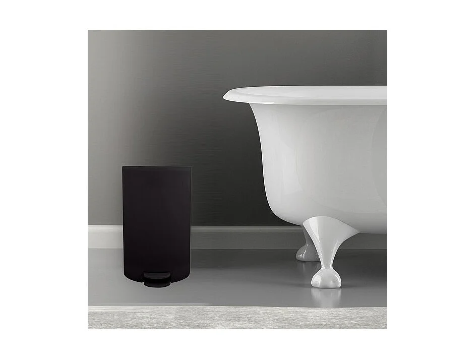 Poubelle à  pédale OSAKI 3L Noir mat MSV