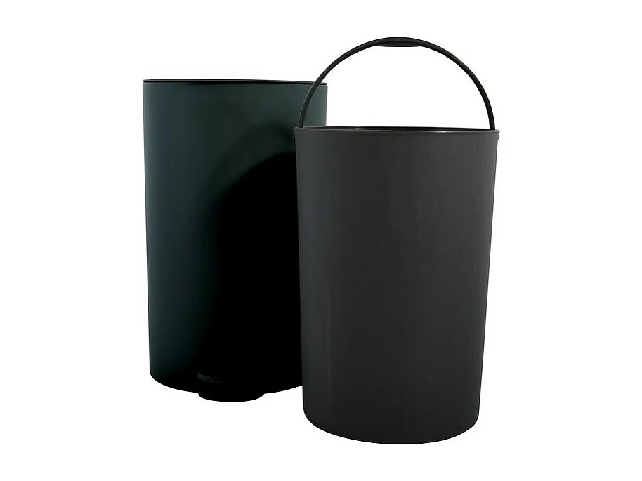 Poubelle à  pédale OSAKI 3L Noir mat MSV