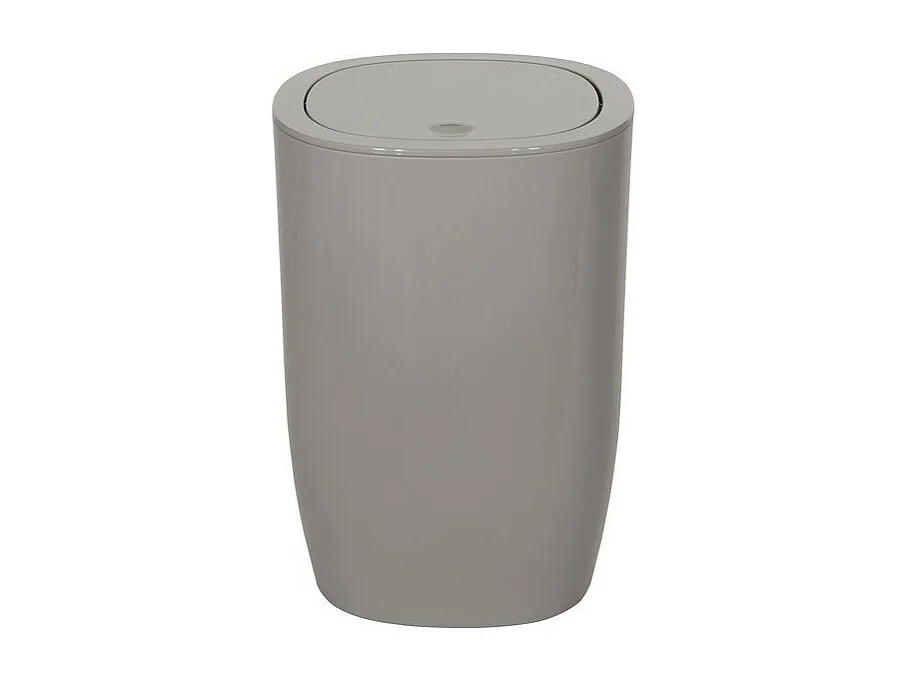 Poubelle à  bascule PP PURE 4L Taupe Spirella