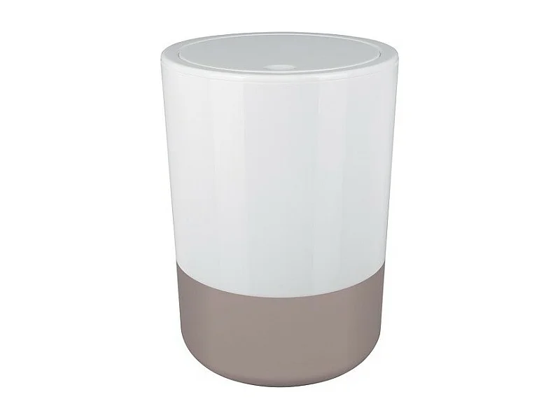 Poubelle à  bascule PP MOJI 5L Taupe Spirella