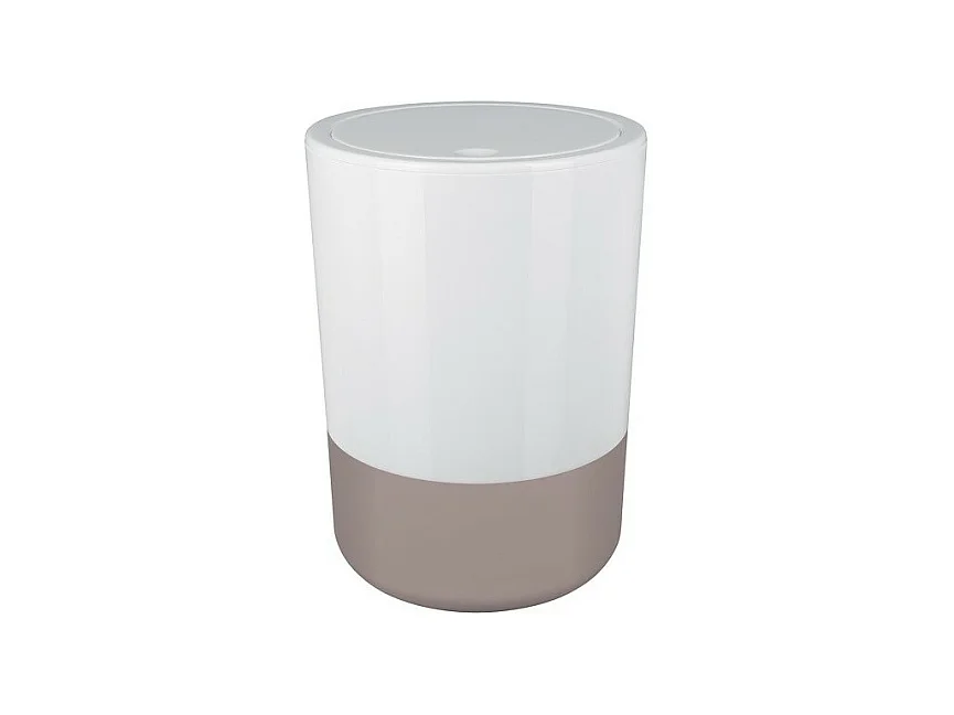 Poubelle à  bascule PP MOJI 5L Taupe Spirella