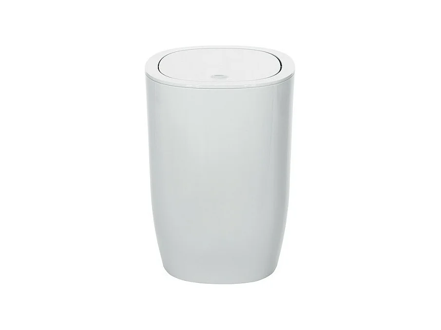 Poubelle à  bascule PP PURE 4L Blanc Spirella