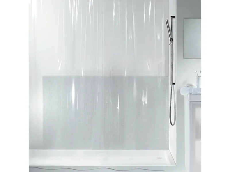 Rideau de douche PEVA TRANSPARENT 180x200cm Transparent Spirella