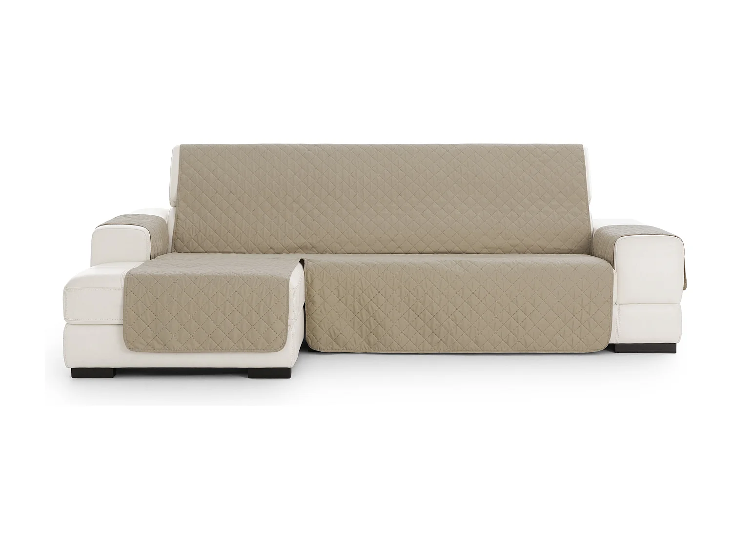 Capa de sofá acolchoada reversível chaise Michelle 240 cm C/01