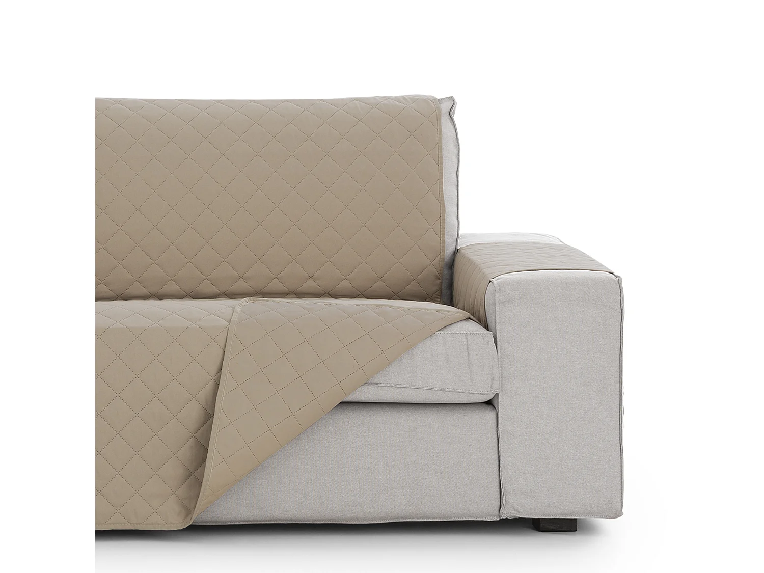 Capa de sofá acolchoada reversível chaise Michelle 240 cm C/01