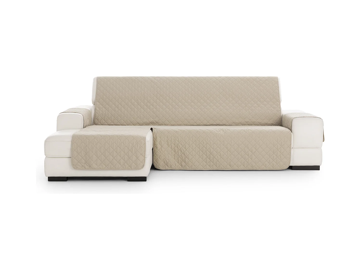Capa de sofá acolchoada reversível chaise Michelle 200 cm C/00