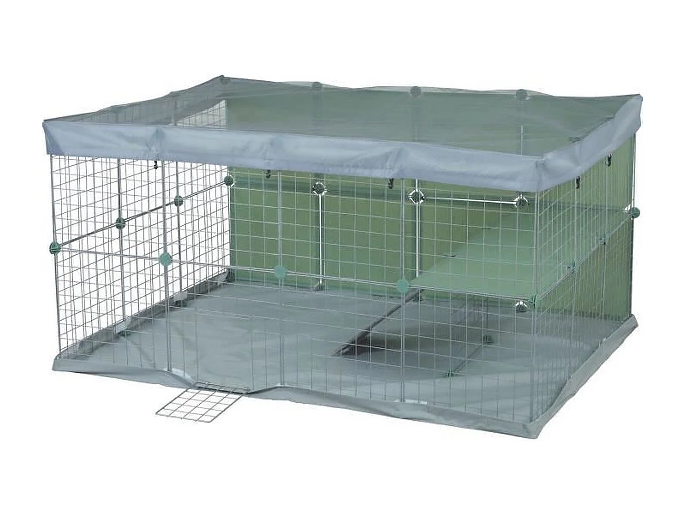 Cage modulable pour lapin Park 1.84 m²
