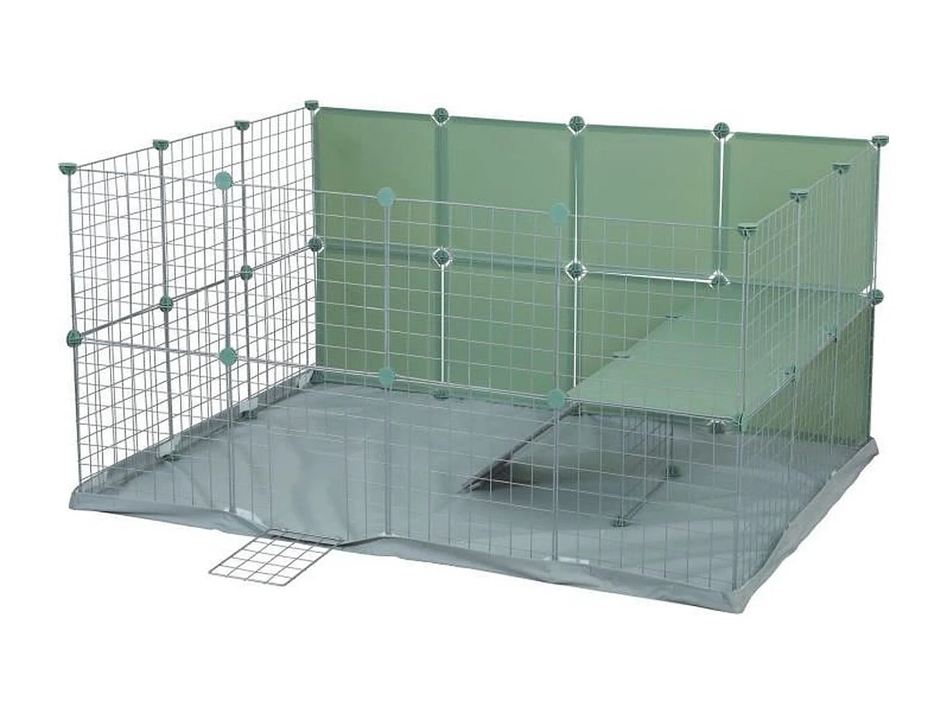 Cage modulable pour lapin Park 1.84 m²