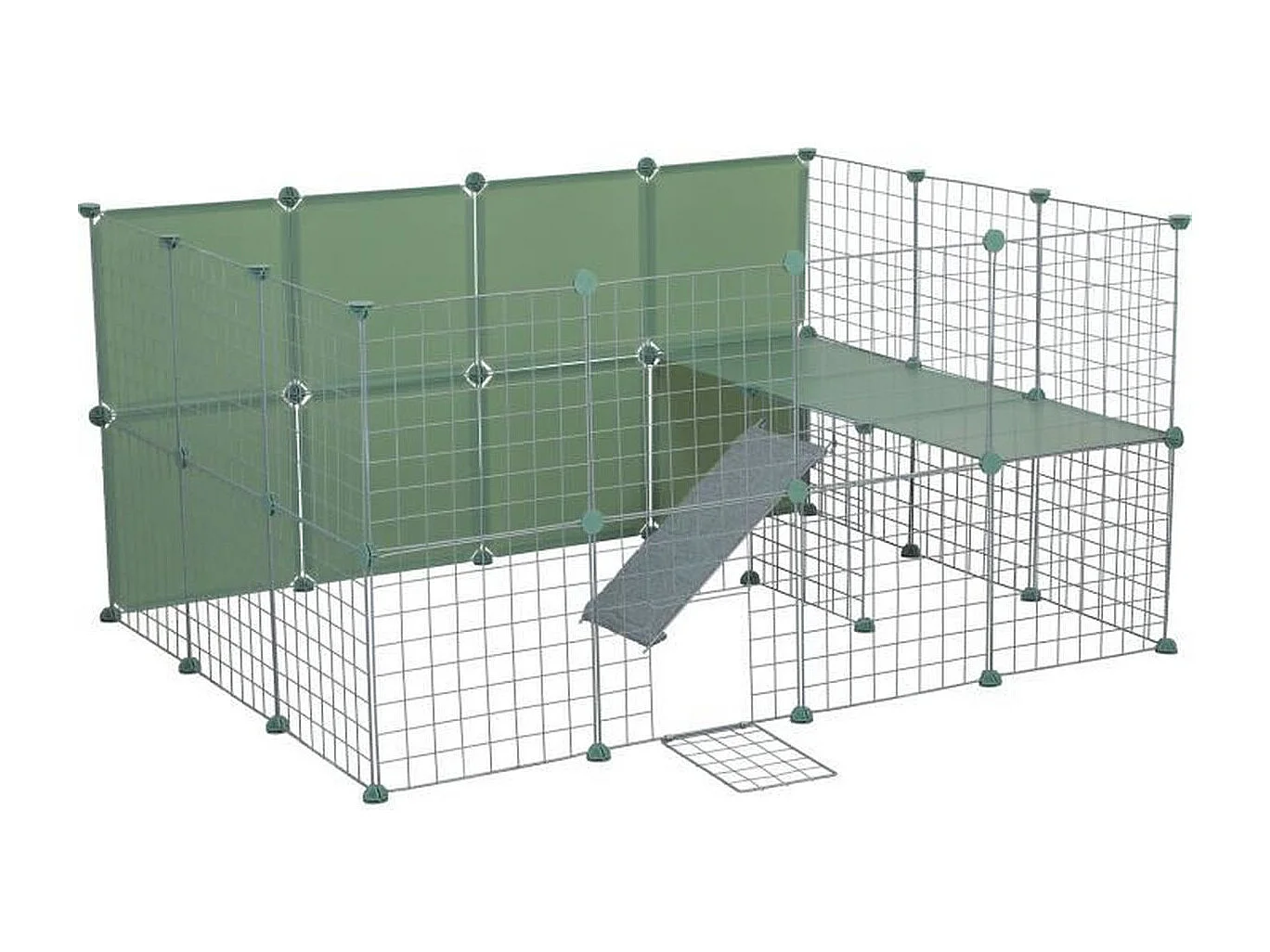 Cage modulable pour lapin Park 1.84 m²