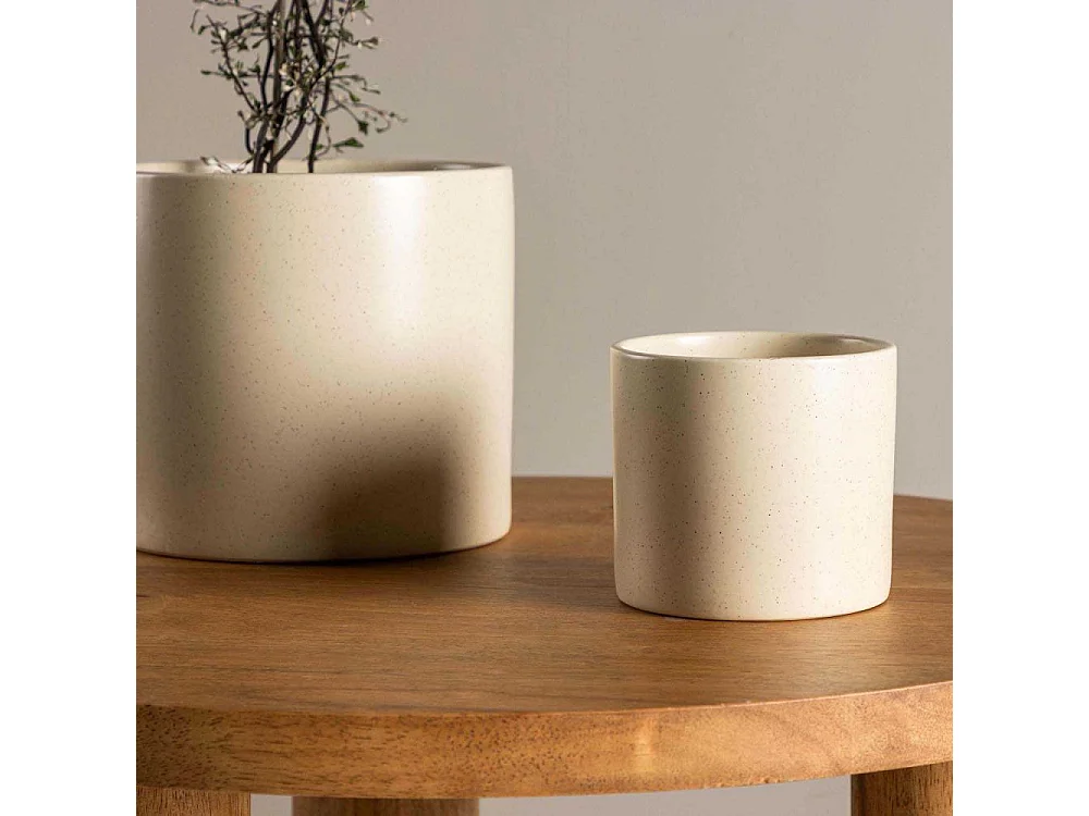 Sane bloempot beige.