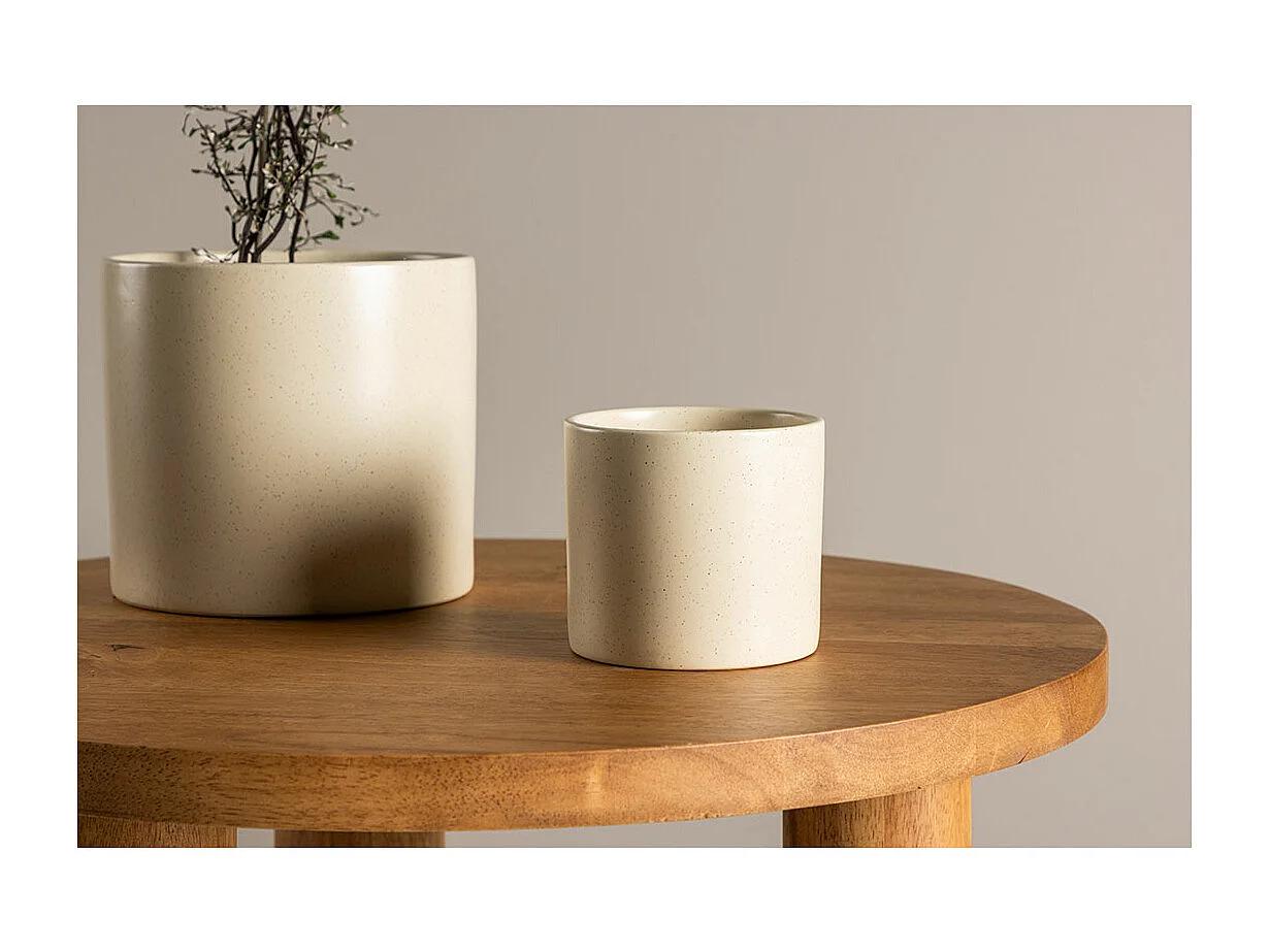 Sane bloempot beige.