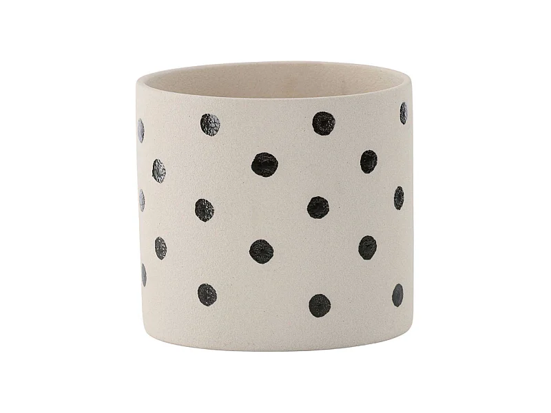 Sane Blumentopf weiß.