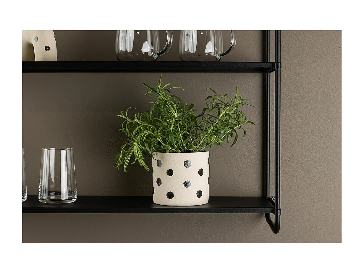 Sane Blumentopf weiß.