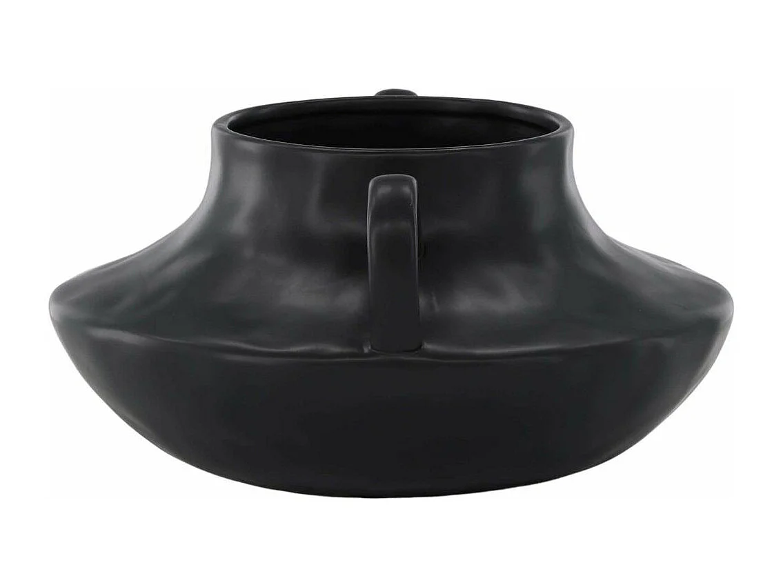 Holda Blumentopf schwarz.