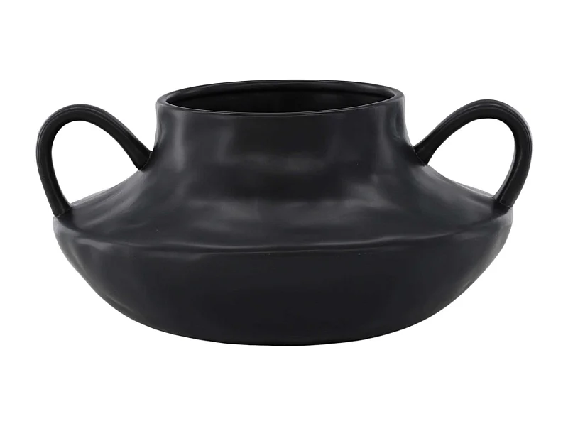 Holda Blumentopf schwarz.