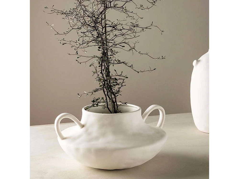 Holda bloempot offwhite.