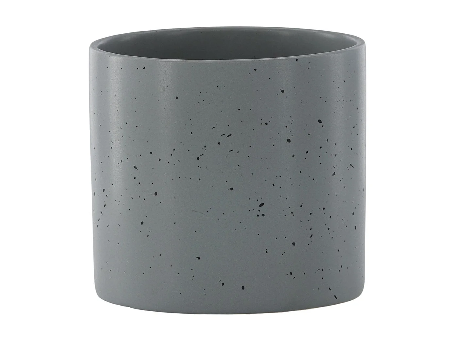 Sane Blumentopf dunkelgrau.