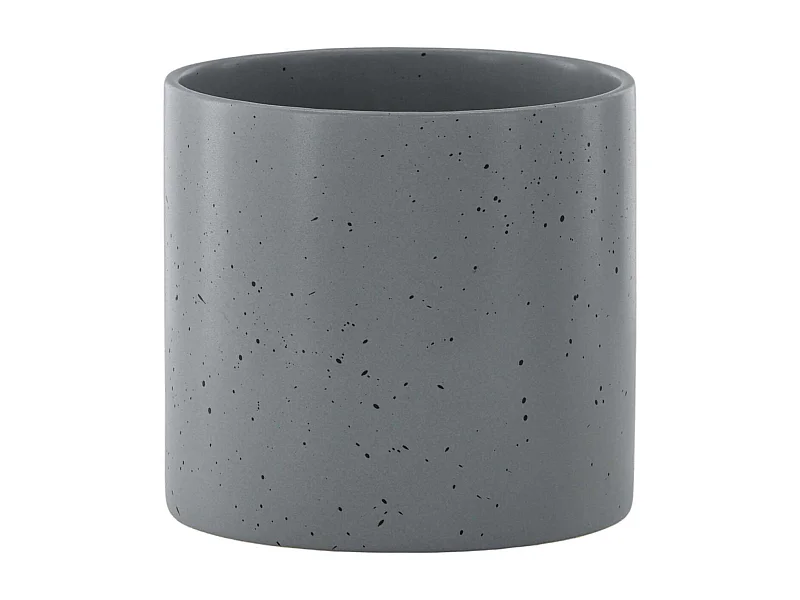 Pot Déco en Céramique "Sane" 18cm Gris Foncé