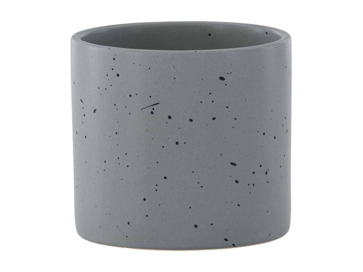 Sane bloempot donkergrijs.