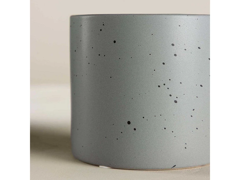 Sane bloempot donkergrijs.