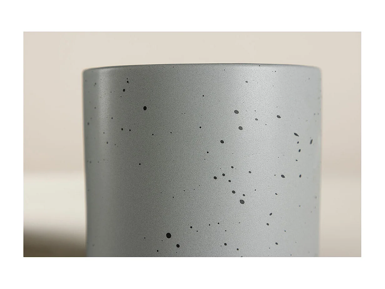 Sane bloempot donkergrijs.