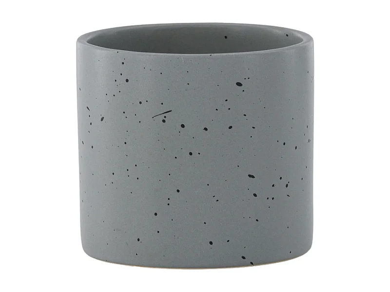 Sane bloempot donkergrijs.