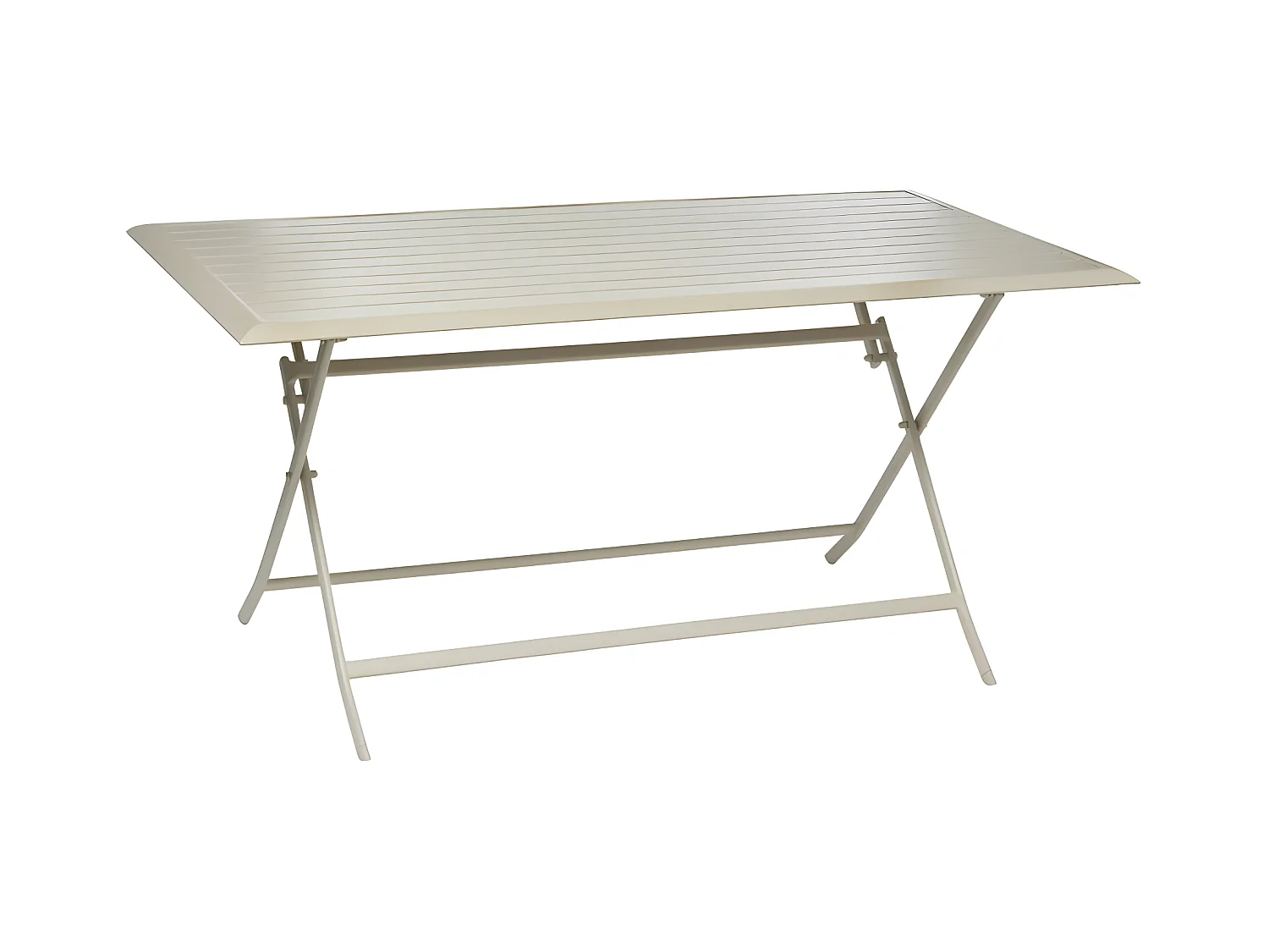 Mesa Exterior Plegable Azua Jardín Terraza Moderna Arcilla 150x71 cm