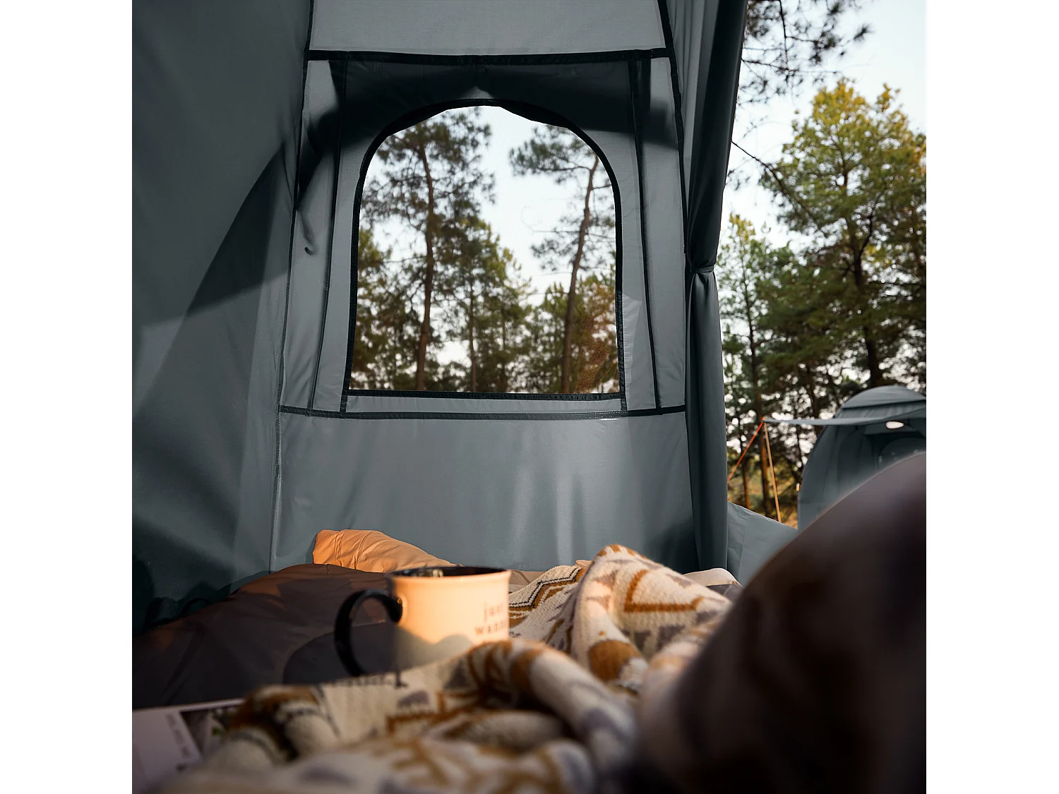 Tienda De Campaña Flotante Colchon Inflable OGS32-HG SoBuy